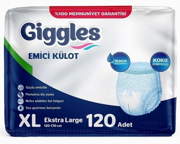 Giggles XLarge Emici Külot 120 Adet