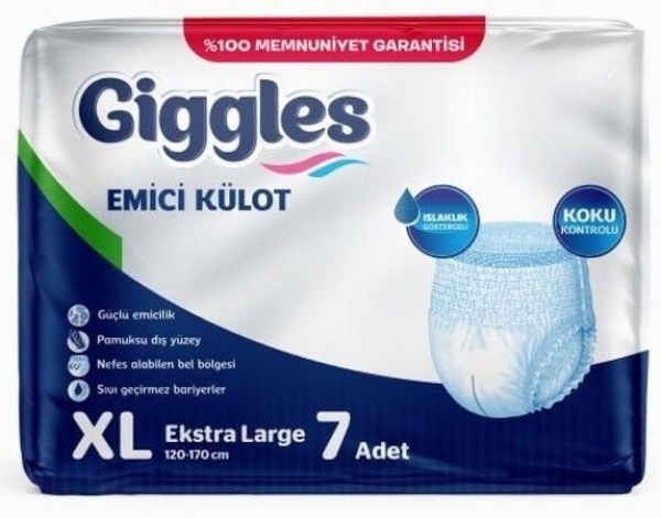 Giggles XLarge Emici Külot 7 Adet