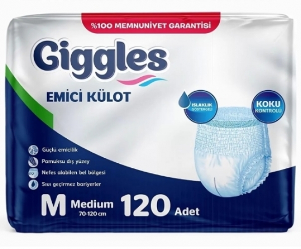 Giggles Medium Emici Külot 120 Adet