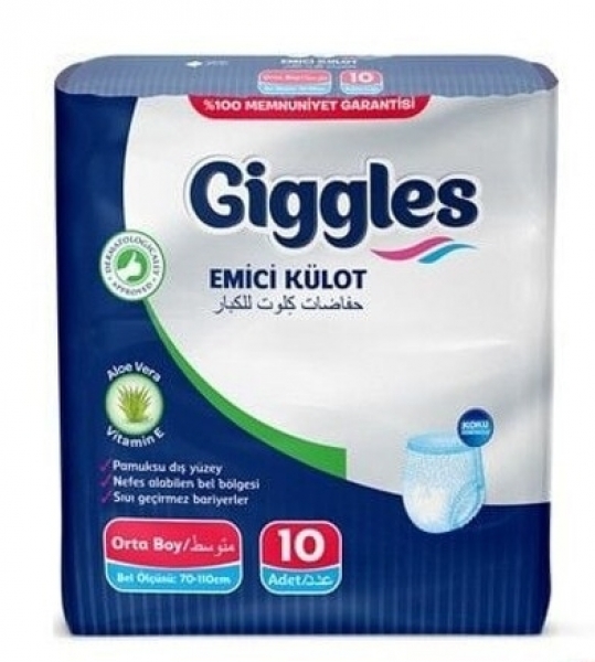 Giggles Medium Emici Külot 10 Adet