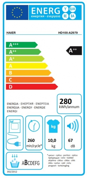 Haier HD100-A2979-S Isı Pompalı Kurutma Makinesi