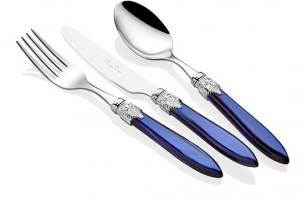 Rivadossi Laura Chrome Lacivert 75 Parça Çatal Kaşık Bıçak Takımı