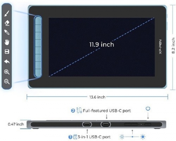 XP-Pen Artist 12 Gen 2 Grafik Tablet