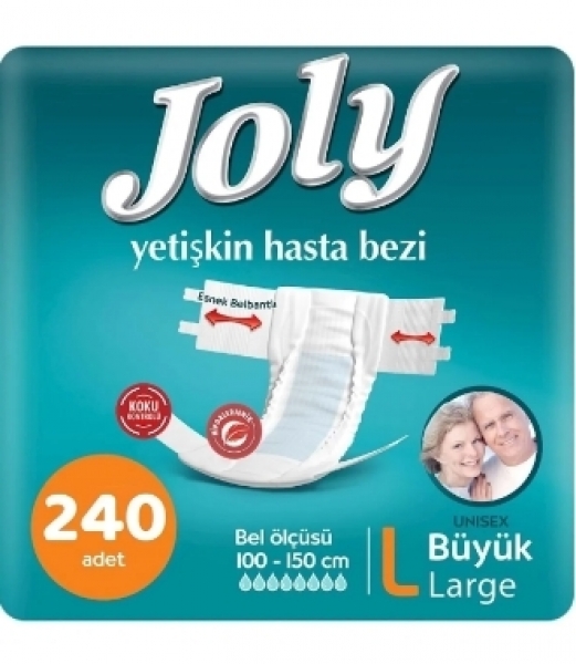 Joly Large Belbantlı Yetişkin Bezi 240 Adet