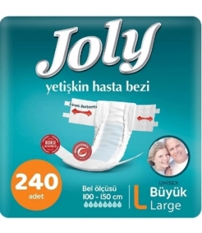 Joly Large Belbantlı Yetişkin Bezi 240 Adet