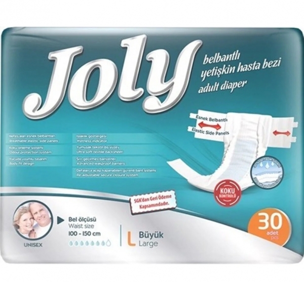 Joly Large Belbantlı Yetişkin Bezi 30 Adet