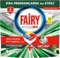 Fairy Platinum Plus Hepsi Bir Arada Tablet Bulaşık Deterjanı 12 Adet resim