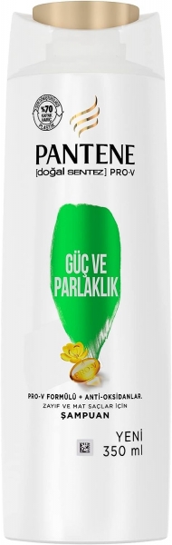 Pantene Pro-V Doğal Sentez Güç ve Parlaklık 350 ml Şampuan