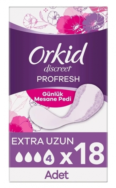 Orkid Discreet Uzun Mesane Pedi 18 Adet
