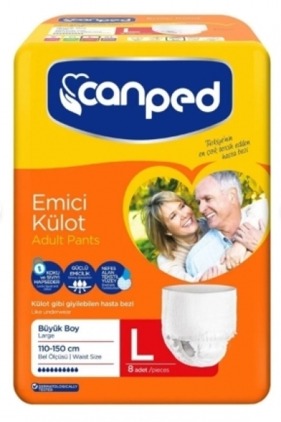 Canped Large Emici Külot 8 Adet