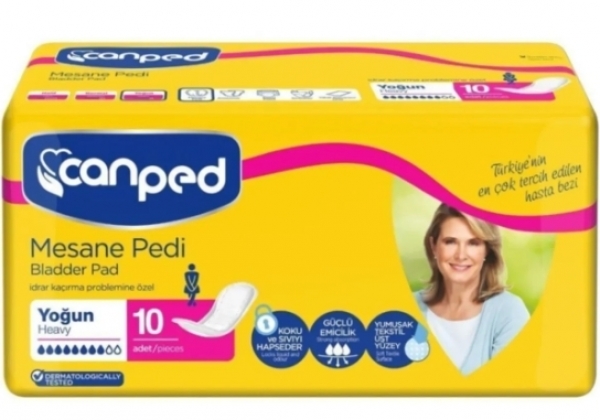 Canped Yoğun Large Mesane Pedi 10 Adet