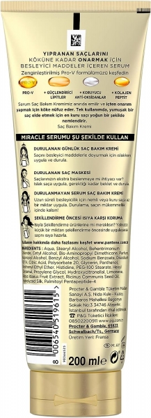 Pantene Pro-V Miracle Nem Terapisi 200 ml Saç Kremi