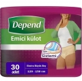 Depend XLarge Kadın Emici Külot 30 Adet Hasta Bezi