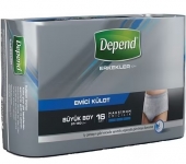Depend Large Emici Külot Erkek 16 Adet resim