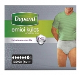Depend Large Emici Külot Erkek 60 Adet resim