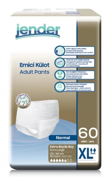 Jender XLarge Emici Külot 60 Adet
