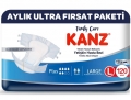 Kanz Large Belbantlı Yetişkin Bezi 120 Adet Hasta Bezi