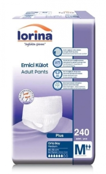 Lorina Medium Emici Külot 240 Adet