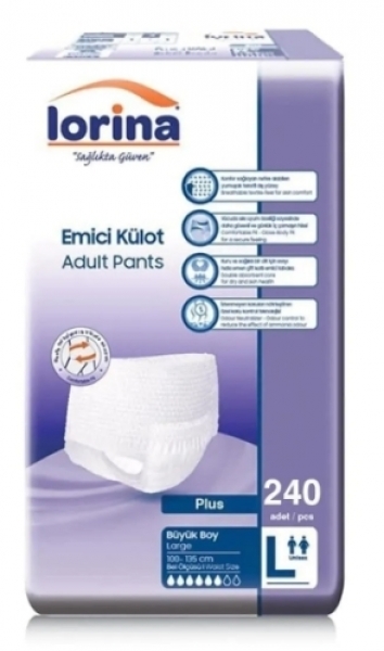 Lorina Large Emici Külot 240 Adet
