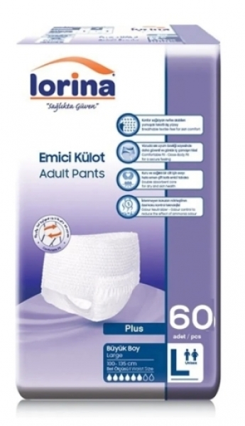 Lorina Large Emici Külot 60 Adet