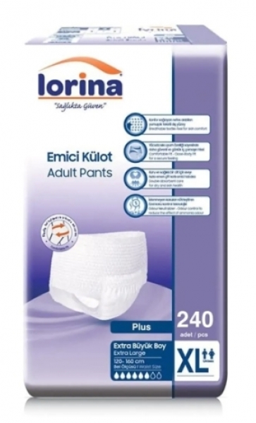 Lorina XLarge Emici Külot 240 Adet