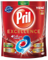 Pril Excellence 4'ü 1 Arada Tablet Bulaşık Makinesi Deterjanı 40 Adet resim