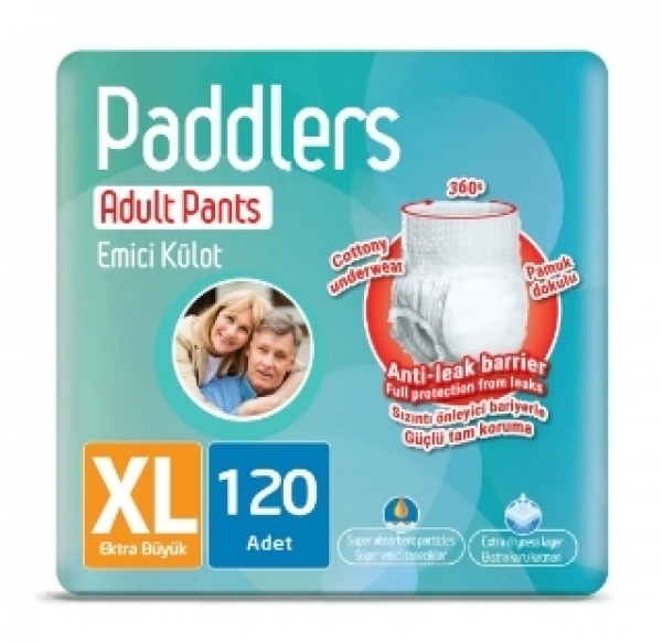 Paddlers XLarge Emici Külot 120 Adet