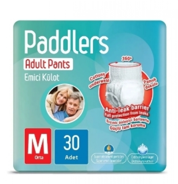 Paddlers Medium Emici Külot 30 Adet