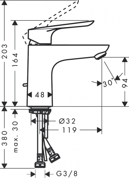 Hansgrohe Logis E 71178000 Lavabo Bataryası