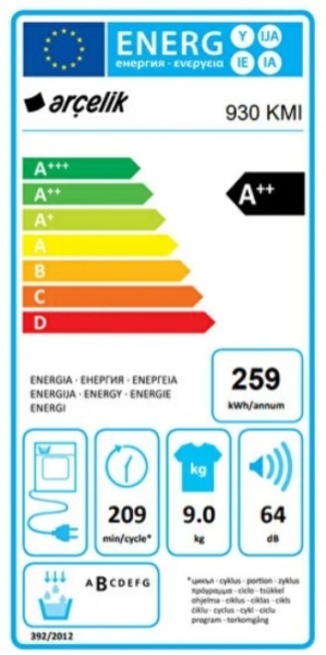 Arçelik 930 KMI Isı Pompalı Kurutma Makinesi