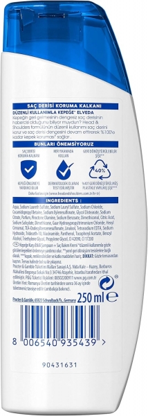 Head & Shoulders Klasik Bakım Kepeğe Karşı Etkili 250 ml 2'si 1 Arada