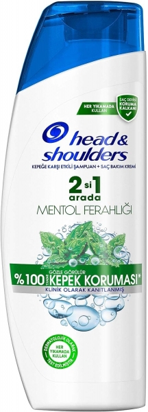 Head & Shoulders Mentol Ferahlığı Kepeğe Karşı Etkili 180 ml 2'si 1 Arada