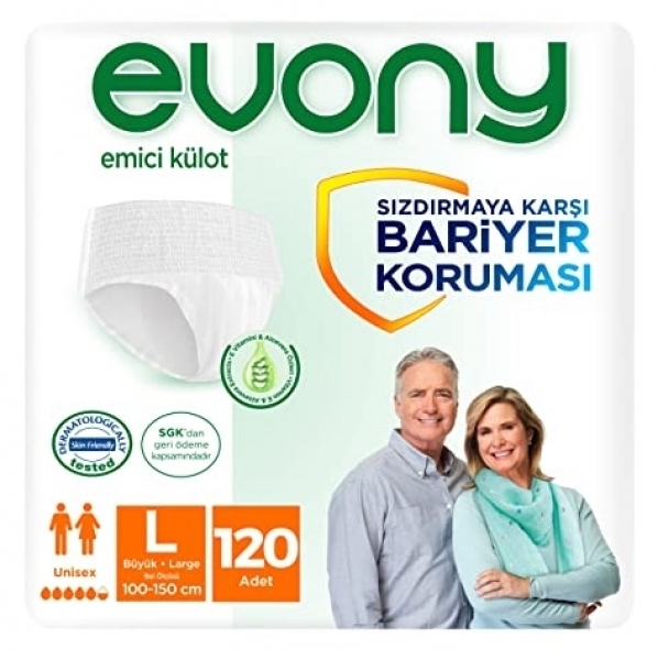 Evony Large Emici Külot 120 Adet
