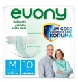 Evony Medium Belbantlı Yetişkin Bezi 10 Adet Hasta Bezi