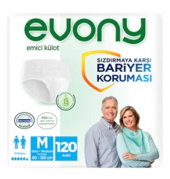 Evony Medium Emici Külot 120 Adet