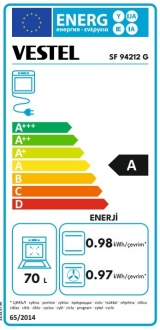 Vestel SF 94212 G Solo Fırın