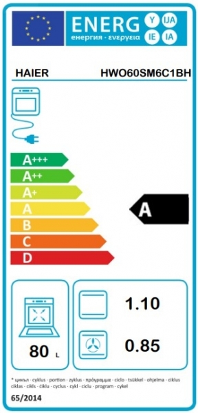 Haier HWO60SM6C1BH Ankastre Fırın