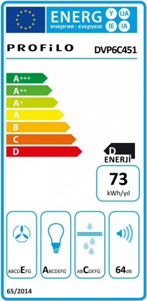 Profilo DVP6C451 Davlumbaz