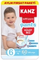 Kanz Soft&Pure Külot 6 Beden 60 Adet Bebek Bezi