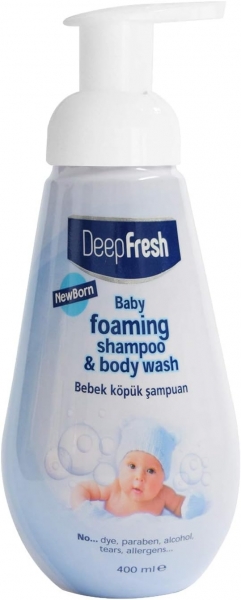 Deep Fresh Yeni Doğan Erkek Bebek Köpük 400 ml Şampuan