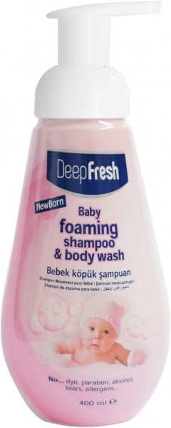 Deep Fresh Yeni Doğan Kız Bebek Köpük 400 ml Şampuan