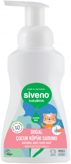 Siveno Zeytinyağlı Doğal Kids Köpük Sabun 250 ml