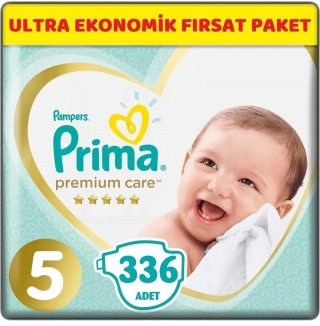 Prima Premium Care 5 Beden 336 Adet Bebek Bezi