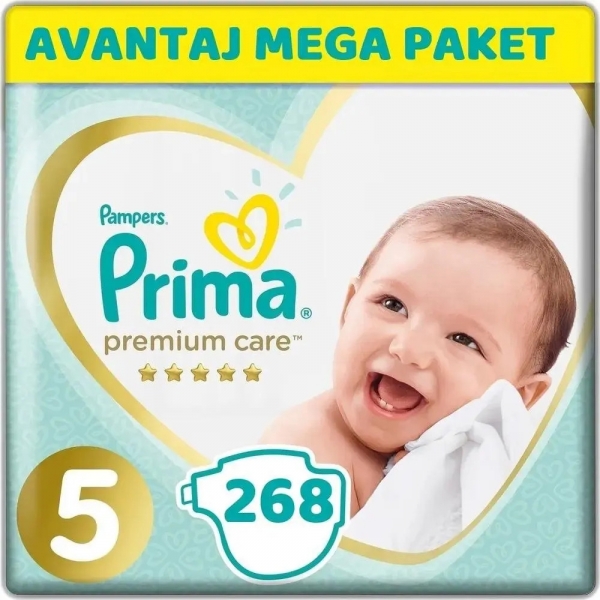 Prima Premium Care 5 Beden 268 Adet Bebek Bezi