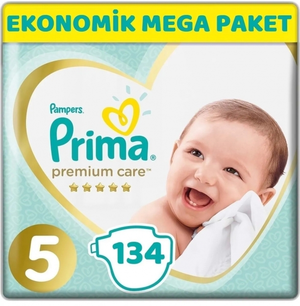 Prima Premium Care 5 Beden 134 Adet Bebek Bezi