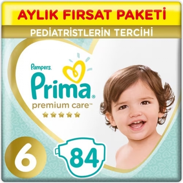 Prima Premium Care 6 Beden 84 Adet Bebek Bezi