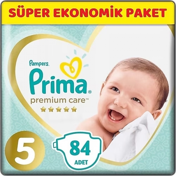 Prima Premium Care 5 Beden 84 Adet Bebek Bezi