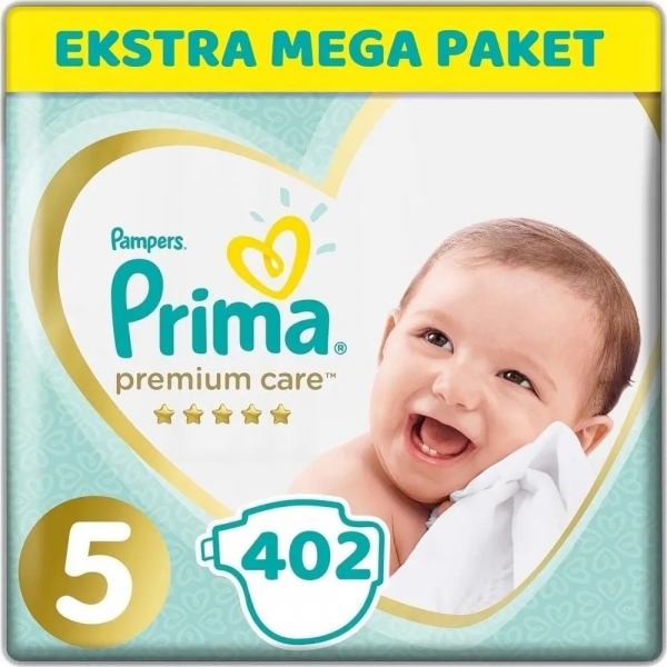 Prima Premium Care 5 Beden 402 Adet Bebek Bezi