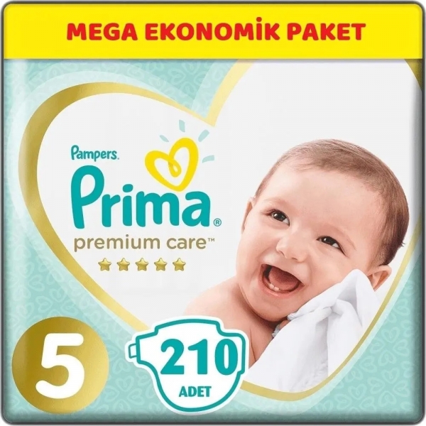 Prima Premium Care 5 Beden 210 Adet Bebek Bezi