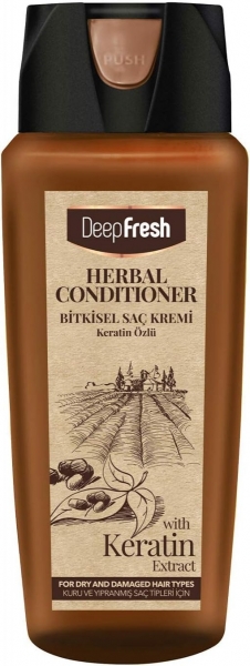 Deep Fresh Herbal Keratin Özlü Kuru & Yıpranmış Saçlar Saç Kremi